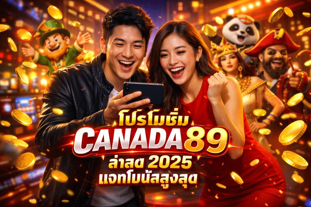 โปรโมชั่น CANADA89 ล่าสุด 2025 แจกโบนัสสูงสุด